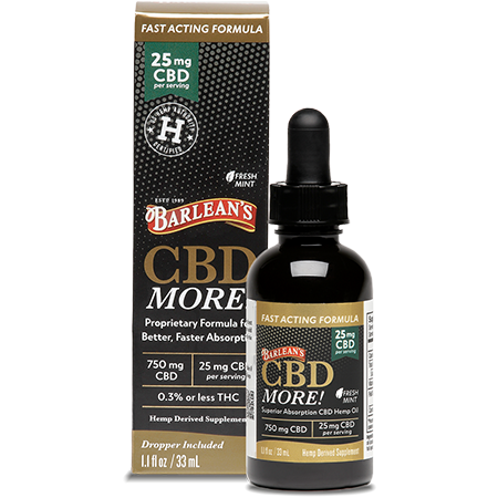 CBD More! Fresh Mint 25mg drops